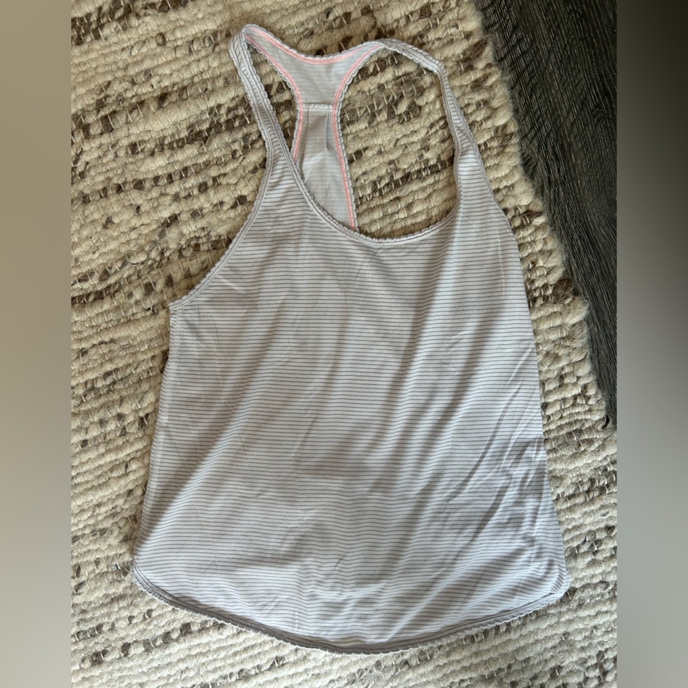 White Lululemon tank top